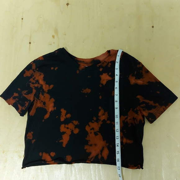 Free Add-on George Crop Top in Rust & Black, Size S - Picture 6 of 9